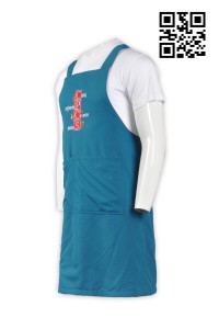 AP062 full body polyester aprons embroidery apron tailor made aprons personal design supplier company  craftmade aprons  teacher apron with pockets